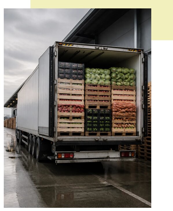Перевозка плодоовощной продукции в Североморск по цене от 5349 р. | Агросервис-Свм