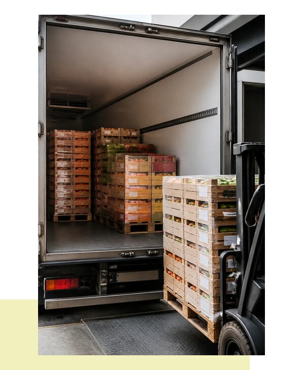 Перевозка сельхозпродукции на паллетах с доставкой в Североморск